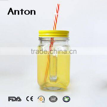 9 oz New Products 2016 Customized Glass Mason Jar With Handle and Lid Mason Jar With Handle Drinkware Glass Mason Jar photo-6