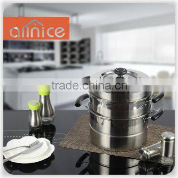 High quality multi stainless steel cookware restaurant steamper pot