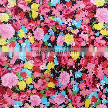 Esse Textile knitted fabric FDY fabric small flowers printed fabric