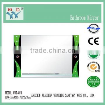 4mm beveled green bathroom mirrors(WMD-8018)