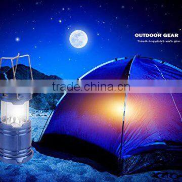 Camping Lantern - LED Solar Rechargeable Camp Light Flashlights - Emergency Lamp - Power Bank for Android Cell Phone IOS Iphone photo-6