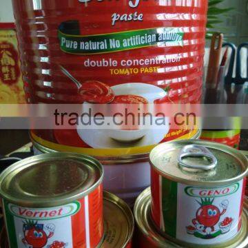 professional canned tomato paste manufacturer, concentrated28-30% 3000g