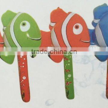 Inflatable Plastic Fish Hammer, Plastic Toy Hammer