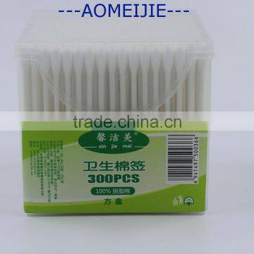 medical cosmetic industrial alcohol wooden cotton buds swabs