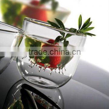 High quality Fashion exquisite double walled glass