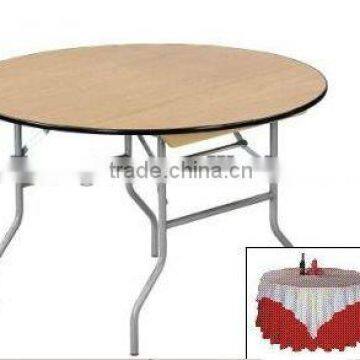 outdoor U style aluminum banquet folding table