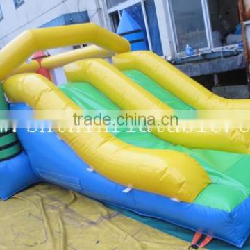 Crayon Inflatable bouncer, inflatable bouncy slide, inflatable crayon bouncy castle for kids