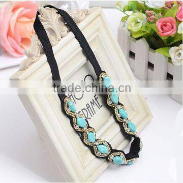 Ladies Glass Elastic Headband