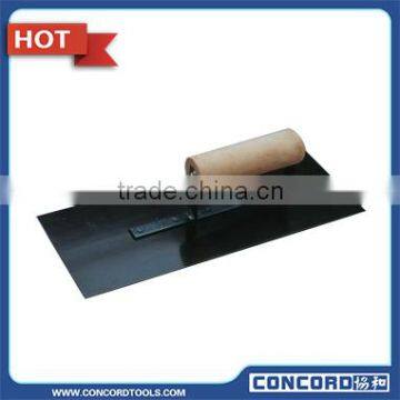 280 x 100 x 0.8 mm Plastering Trowel with Carbon Steel Blade Black Finished wooden handle masonry tool