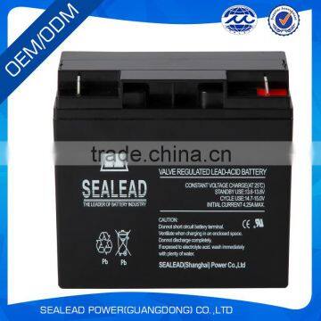 Made in Guangzhou Rechargeable Battery 12v 17ah