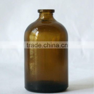 High Quality 100ml Amber Glass Vial For Chemical