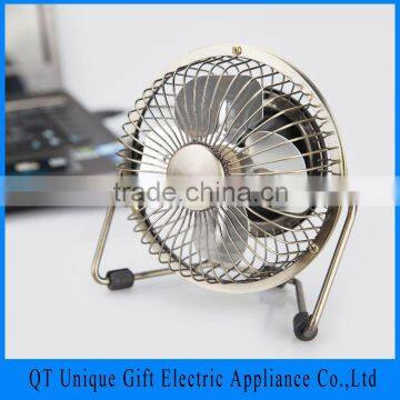 Factory Wholesale Ultra Quiet Desk USB Fan With Aluminum Blade