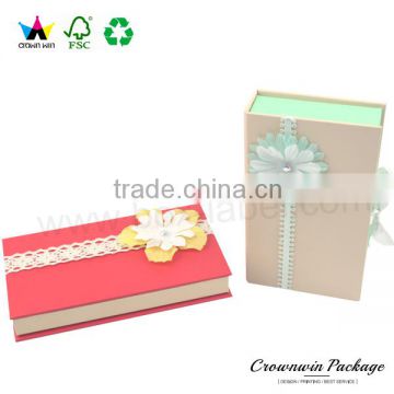 Hot Sale Custom Cardboard Luxury Wedding Jewelry Gift Box