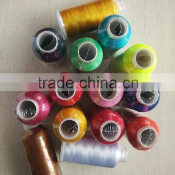Polyester embroidery thread spool