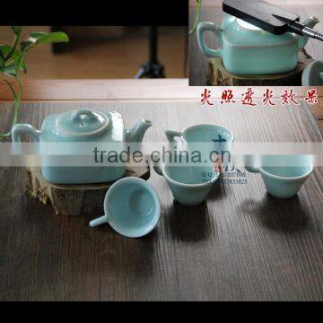 Longquan celadon tea set