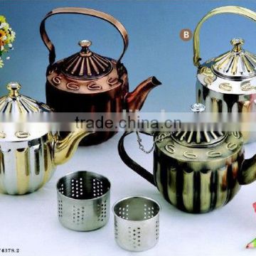 High quality Germany stainless steel copper tea pot milk pot