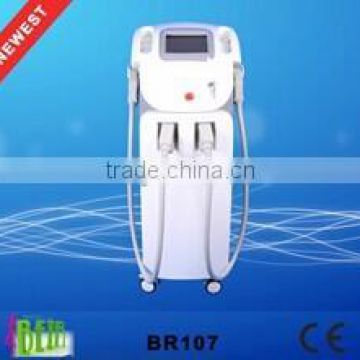 Salon use vertical e light shr hair removal OPT skin care beauty machine BR107