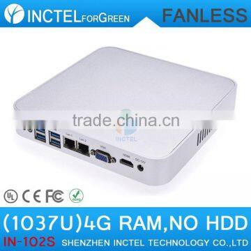 New product mini pc with Dual Intel Gigabit Nics Intel celeron1037u 1.8Ghz 4G RAM only