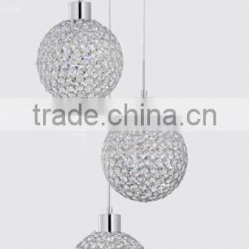 2015 New product contemporary pendant led crystal dinner pendant light