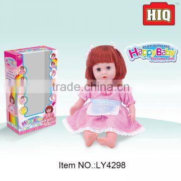 B/O little girl love vinyl baby doll cute dolls for sale with feeder