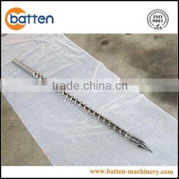 single screw injection machine screw barrel for PE plastic