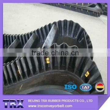 High quality China black mobile corrugated conveyor belts