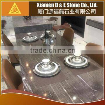 HIGH END MARBLE TOP BROWN FRENCH MARBLE