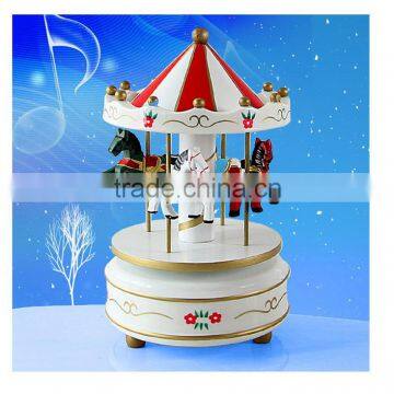 Antique Carousel Music Box