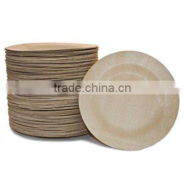 Natural Bamboo 11Inch Single use Veneer ware Plates