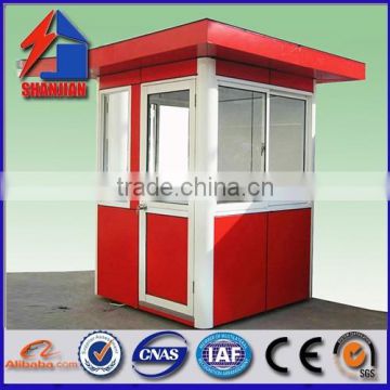 aluminium windows and doors security guard prefabricated house for sale