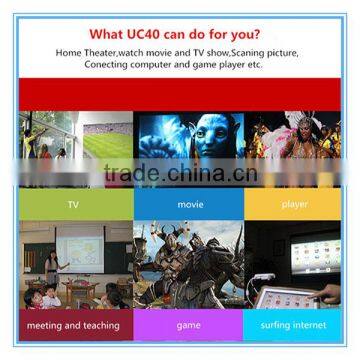 Wholesale Drop Shipping UNIC Mini Full HD LED Outdoor Projector UC40+ Portable 1080p Movie Home Theaters photo-5