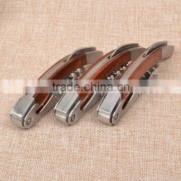 Stock Factory High Quality Stainless Steel Corkscrew Wine Opener for Gift photo-2