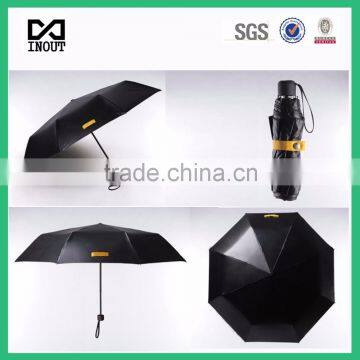 100% UV High Standard Mini Anti SPF 100 3 Folds Manual Logo Printing Umbrellas