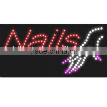 LED Signs Popular Nail Salon LED Sign Board with different Designs