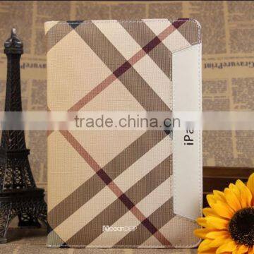 Graceful tablet accessories new PU leather wallet case for ipad air