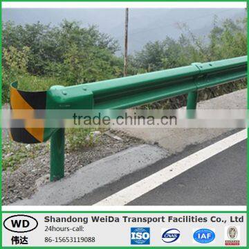 Green painted Highway Guard rail price