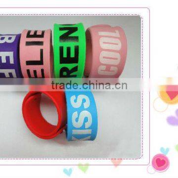 cool silicone slap wrist band