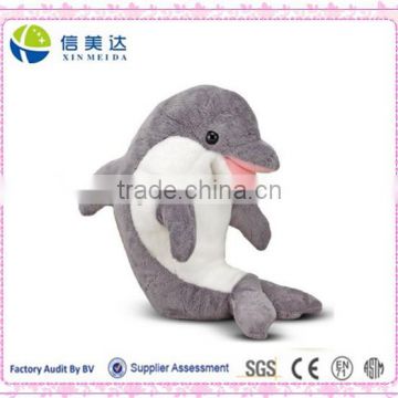 Plush Cute Grey Dolphin Princess Soft baby Toy