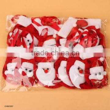 hot sell Santa Claus gloves ornaments Christmas socks