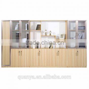 office panel wooden filing cabinet melamine office wooden file cabinet with upper glass door