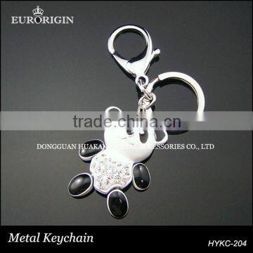 Promotional customized 3D Bear Metal Keychain HYKC-204