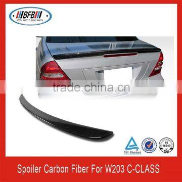 Carbon Truck Spoiler carbon fiber rear spoiler for w203 C class