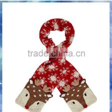 Christmas Deer knit women scarf,winter fashion scarf ,winter scarf