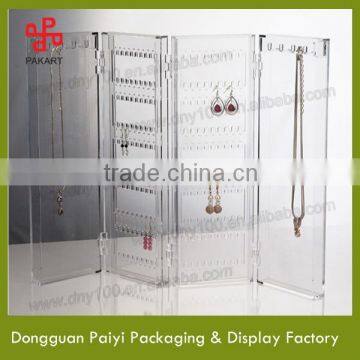 Multi-founctional wholesale clear acrylic jewelry display stand