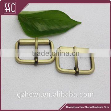 popular antique brass pin buckle strap buckle for bag fittings