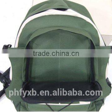Teenage School Bags 600D Simple School Backpack /Army Green Color School Bags for Teenagers photo-2