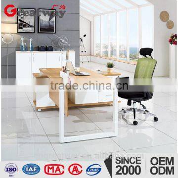 Europe model steel executive table office furniture ceo/director desk(HB2-A)