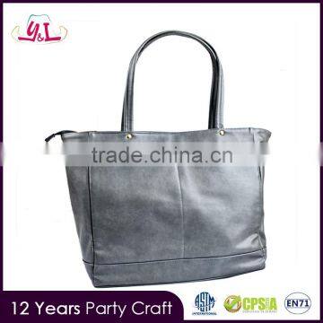 2016 Hot sale fashion lady leather bag for custom handbag metal tags