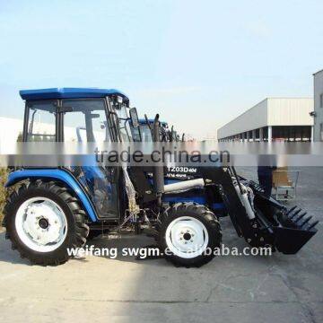 TZ03D 40HP 4WD Cabin tractor Front end loader