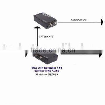 Cost Efficient 1X2 VGA Splitter With Audio Support 300m PETVES photo-6